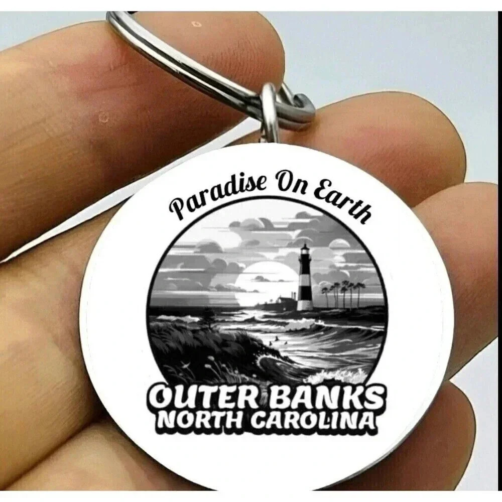 Outer Bank Movie Hot Cute Paradise Ar Earth Hot Keychain